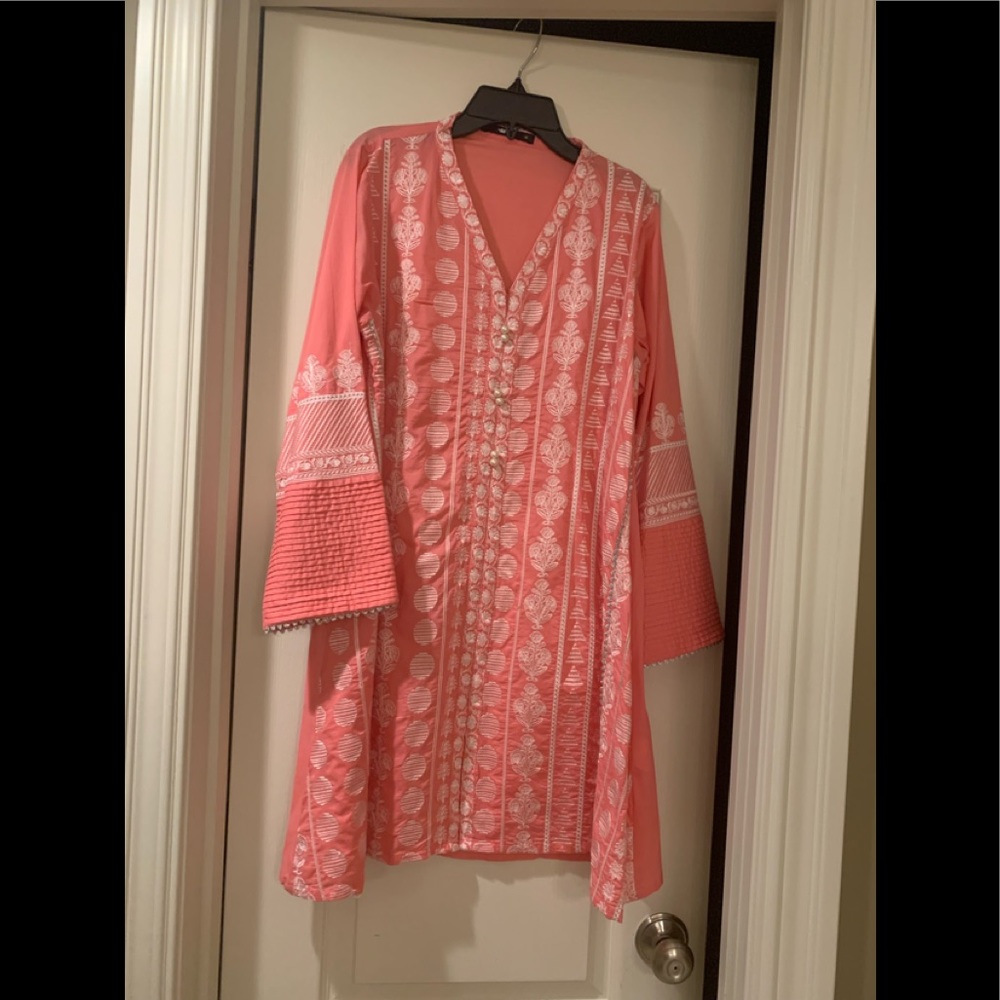 Khaadi embroidered short kurta